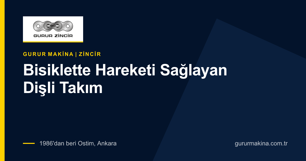 Bisiklette Hareketi Sağlayan Dişli Takım
