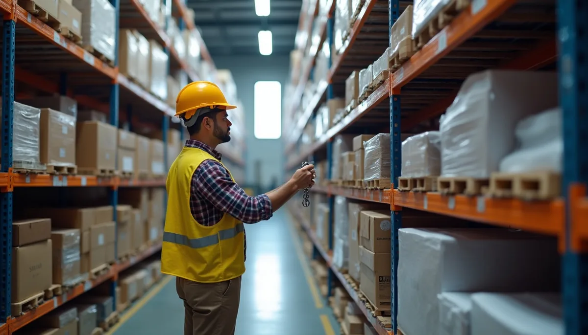 Chain selection in an industrial chain supplier's warehouse