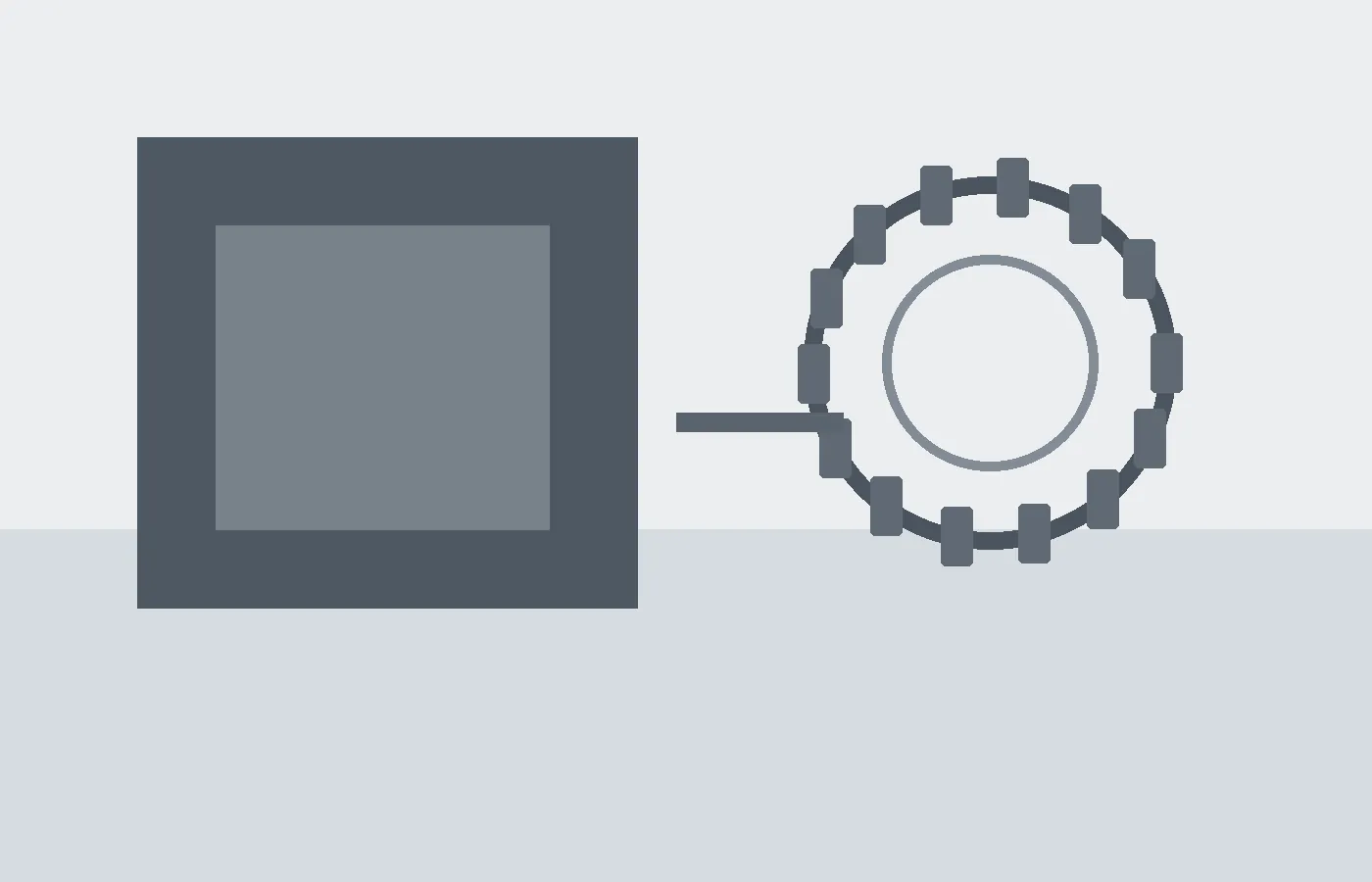 Image of quality control and technical compliance in industrial chain systems