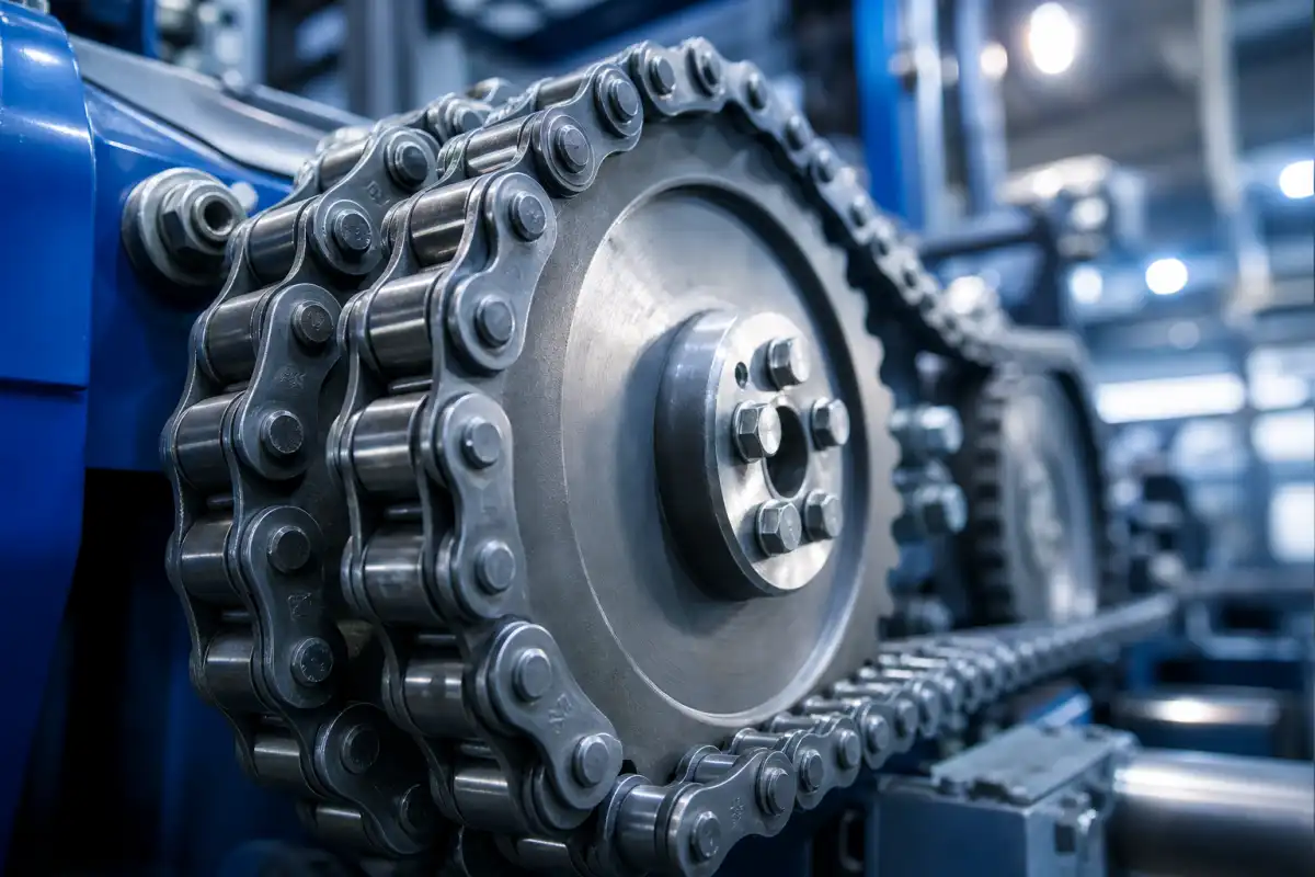 Lubrication and maintenance guide for industrial chain and gear systems