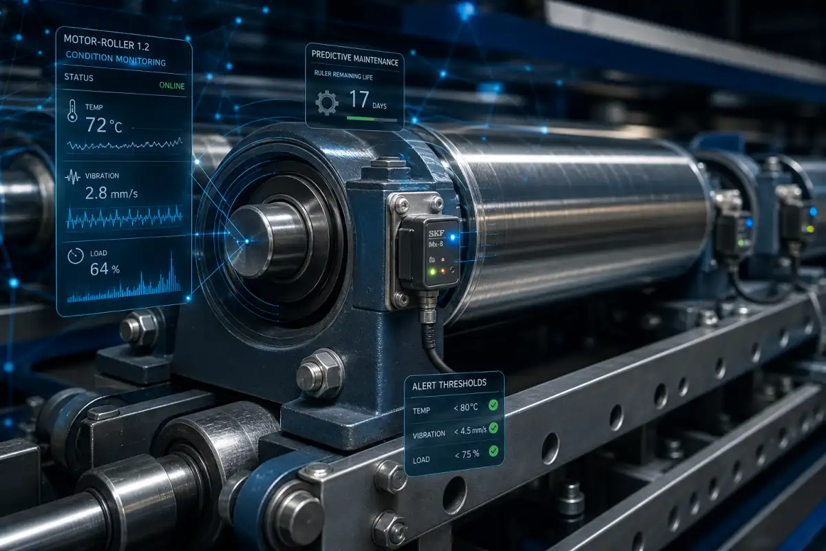 IoT sensors and smart automation technology in conveyor belt maintenance
